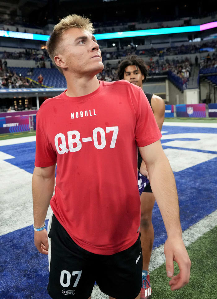 Bo Nix Combine Vertical